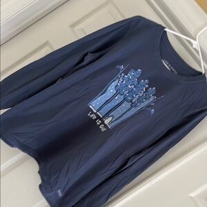 Life Is Good Crusher Long Sleeve Tee, size L